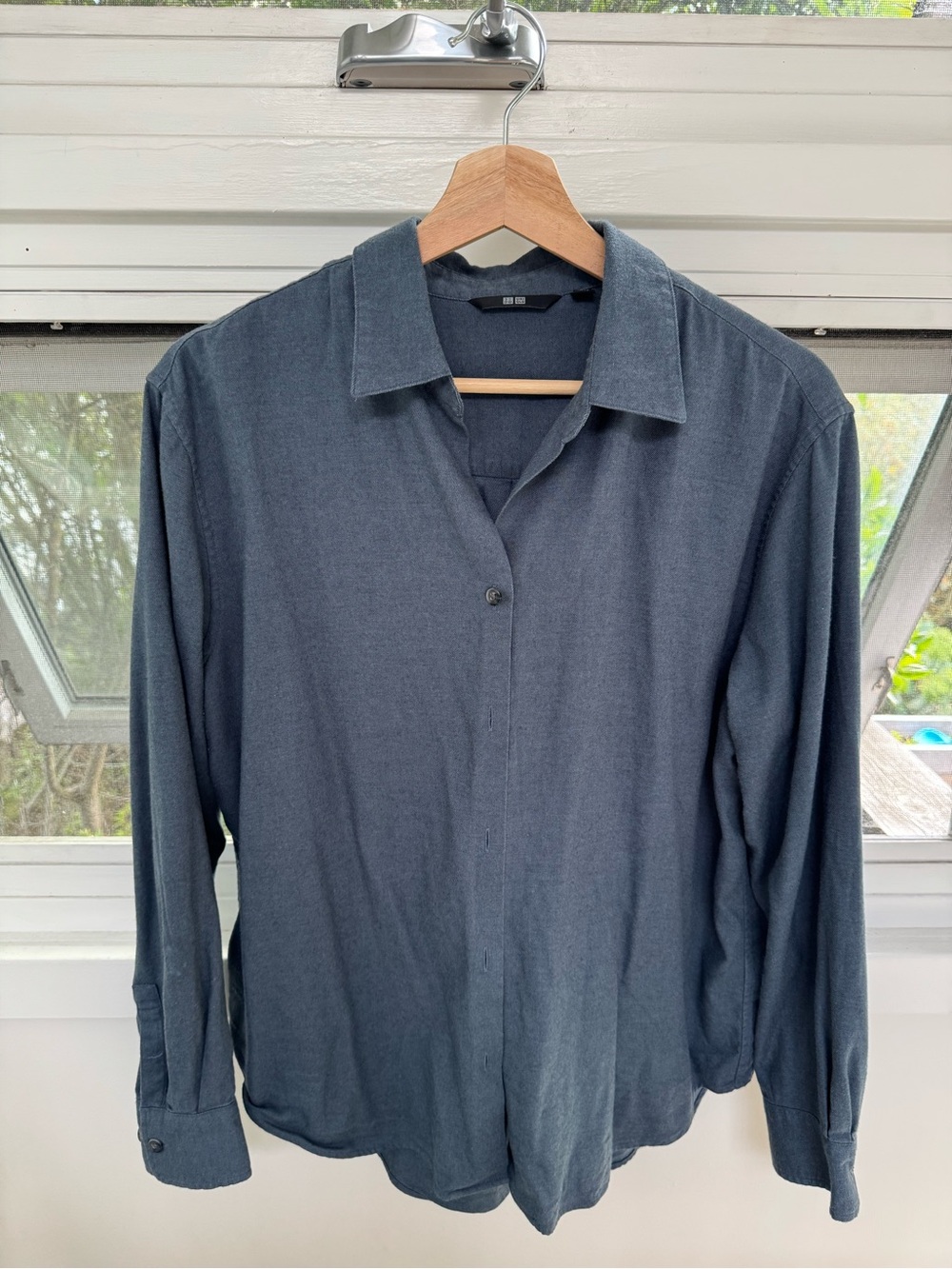 Uniqlo Blue Shirt